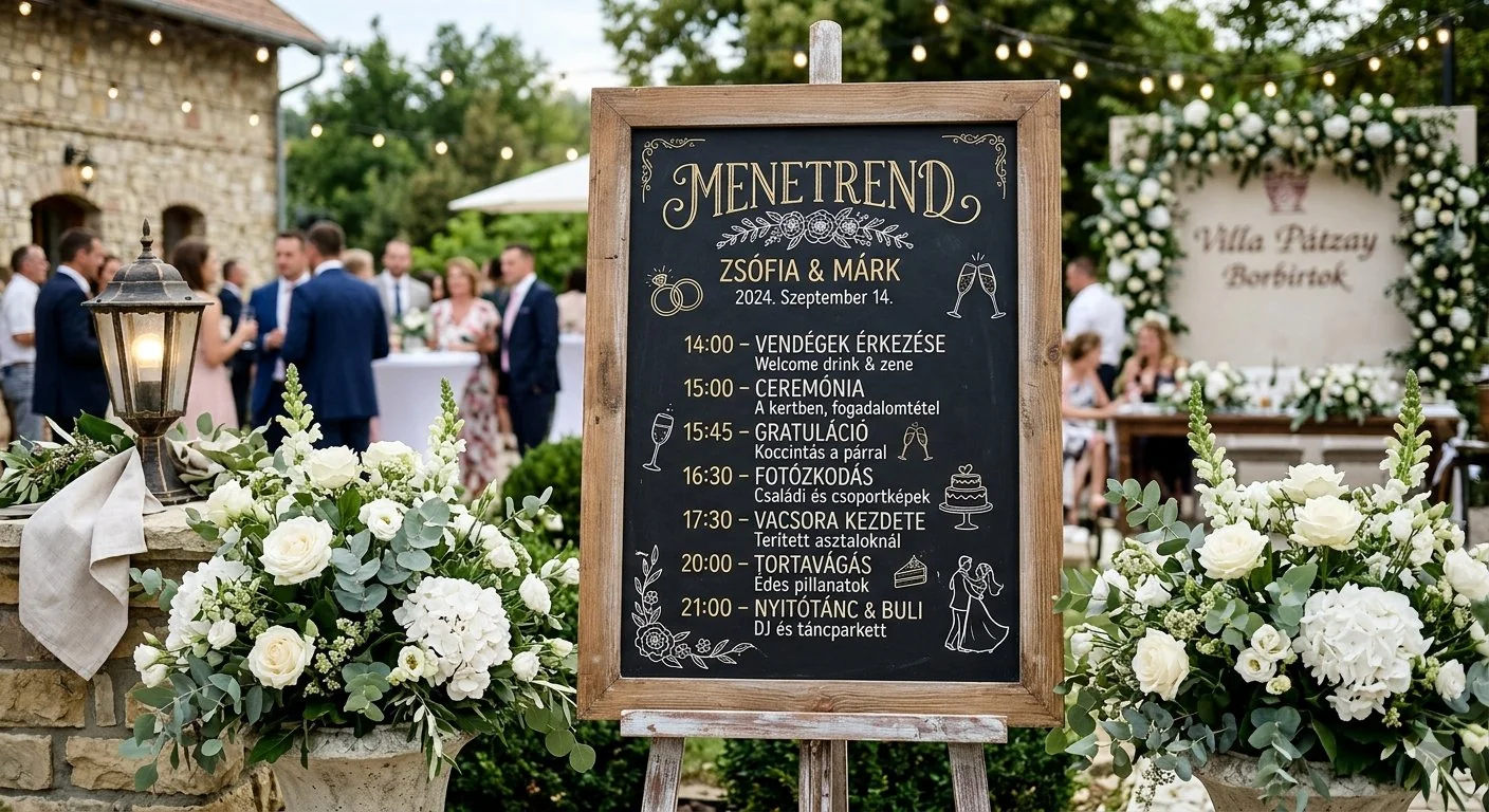 Esküvői menetrend